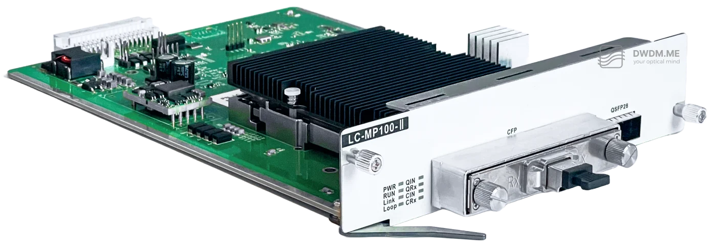 LC-MP100-II transponderteenuse kaart - 100G (QSFP28 kuni CFP-DCO)