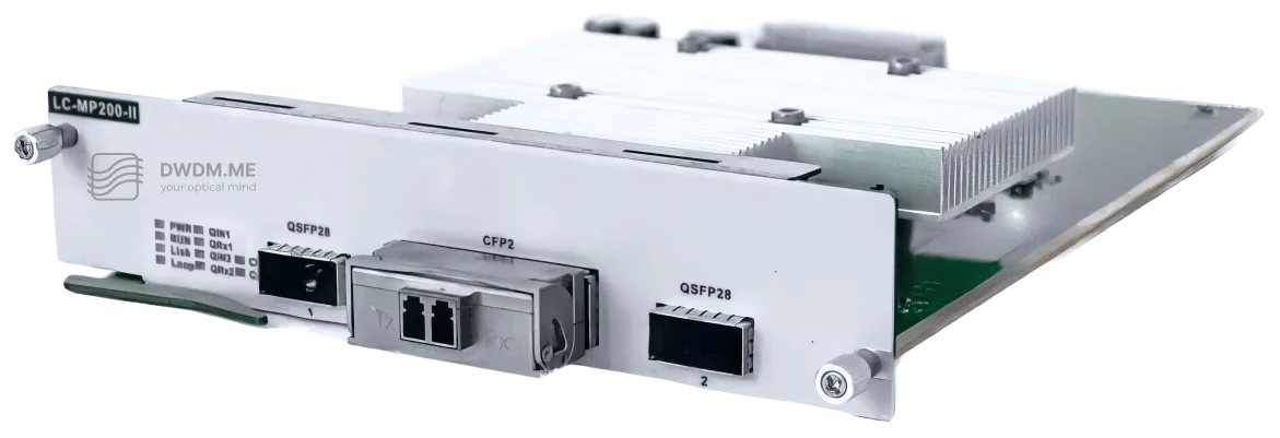 LC-MP200-II- 200G muxponderi teenindusplaat (2xQSFP28 CFP2-DCO-le)